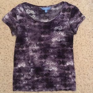 Simply Vera purple short sleeve top